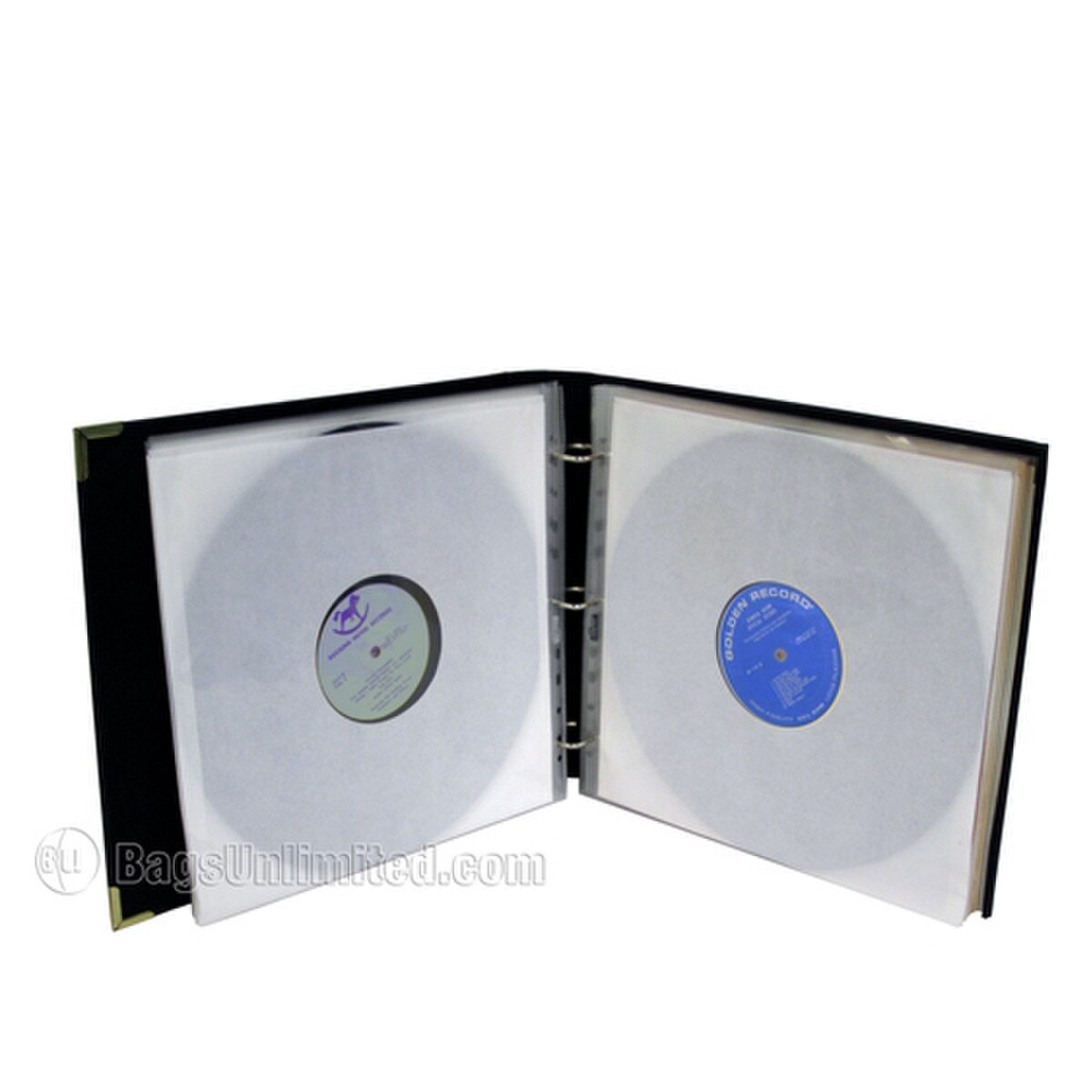 This 3-Ring Black Binder for LP Vin